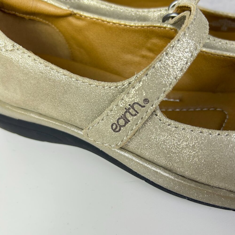 NWOT Earth Gold  Round Toe Tose Mary Jane‎ Comfort Casual Flats Women's Size 7M - Picture 9 of 12